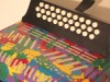 Canarino B system button accordion - multicolour